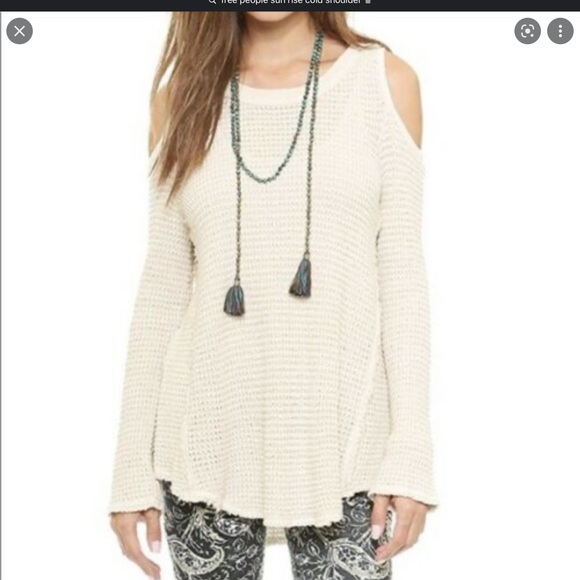 Free People Sweaters - Free People Sunrise Cold Shoulder sweater